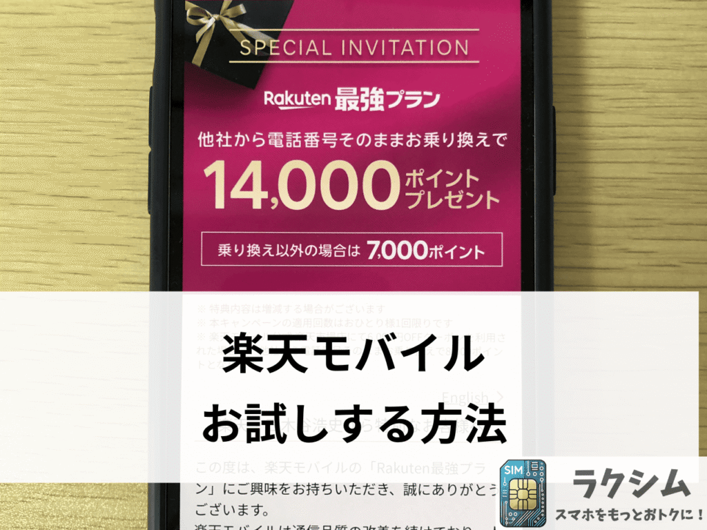 デュアルSIMやサブ回線で安心して楽天モバイルを試す方法