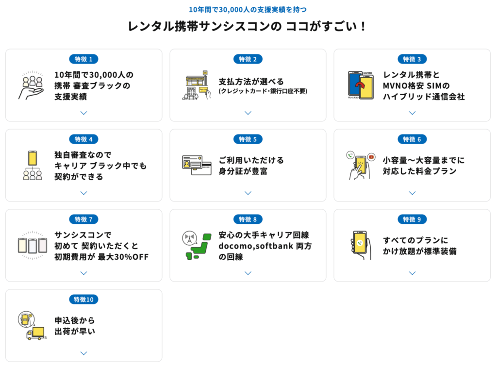 サンシスコンは審査なしでスマホが持てる！評判やメリット【2024年12月最新】 | ラクシム