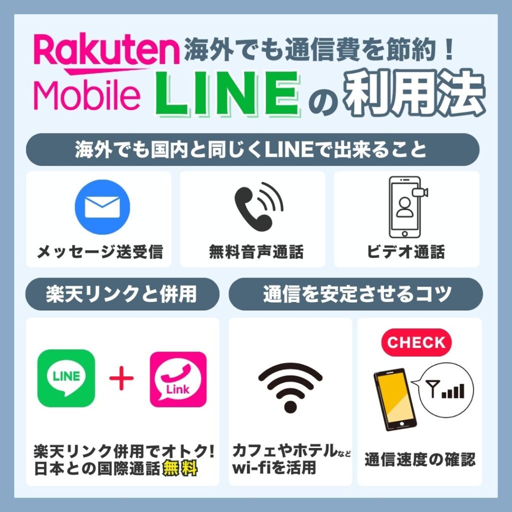 海外でもLINEが使える！通話とSMSの利用法