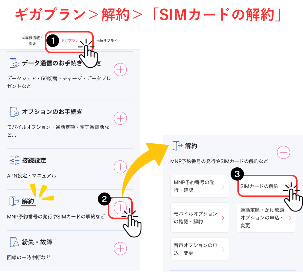 IIJmio解約_3